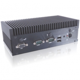 KBox E-420-R1K/V1K Box PC Front Angled View